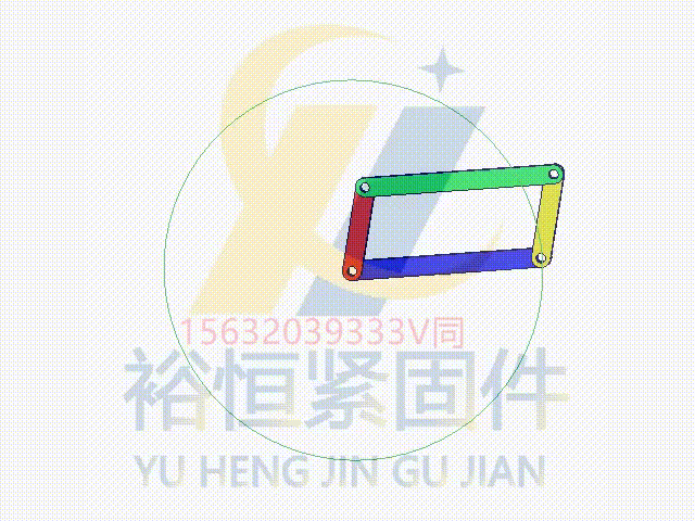 圖011 從動曲柄上A點的軌跡.gif